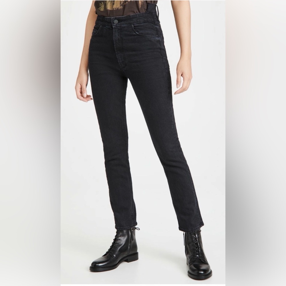 Mother Superior The Dazzler Shift Who's Sorry Now Faded Black High Waist Size 25